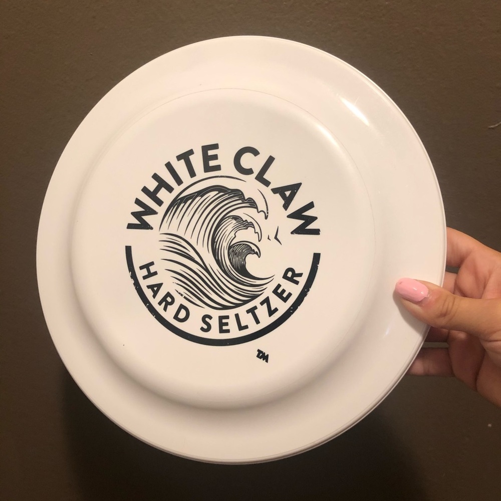 White Claw Frisbee RARE